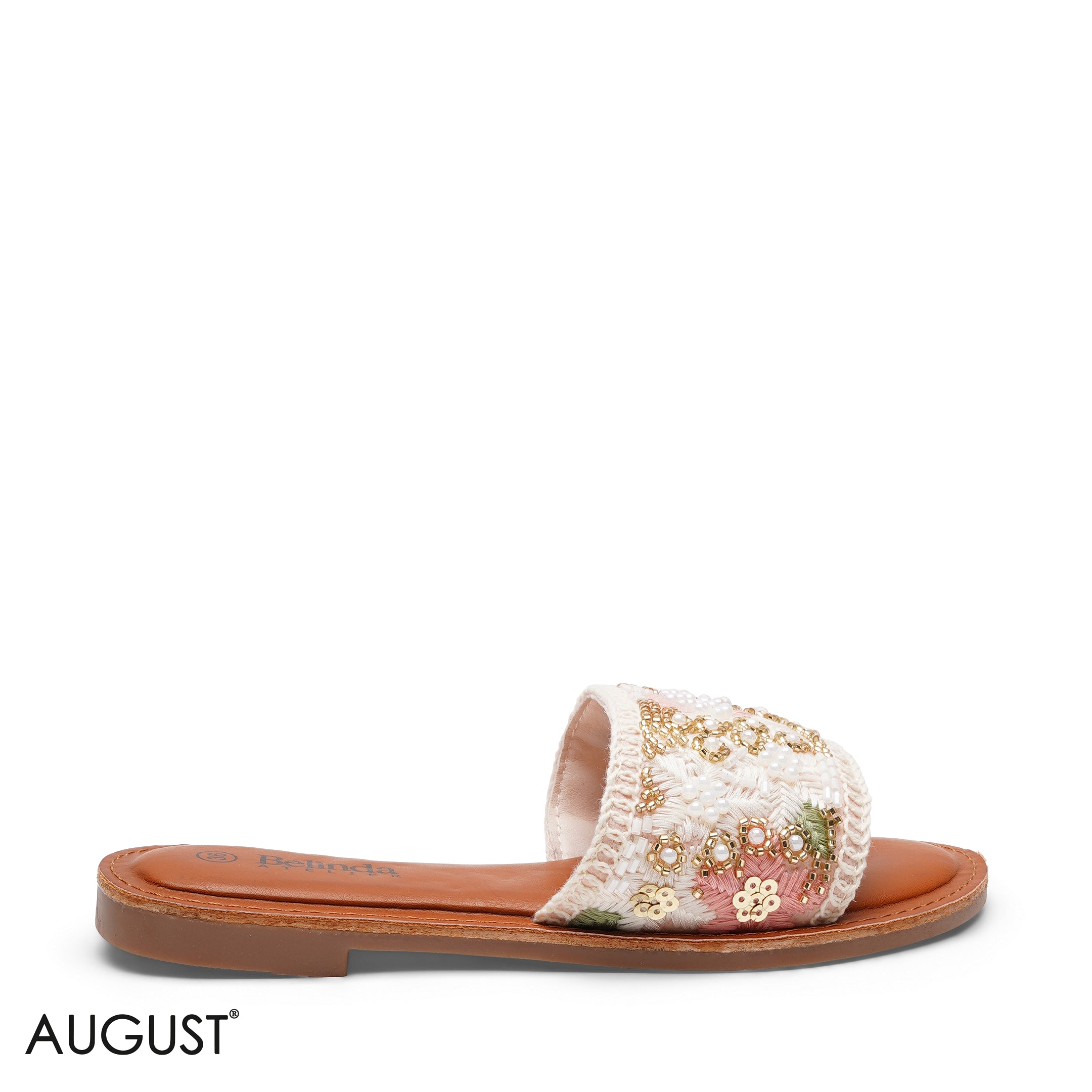 EMBELLISHED ARTISAN WOVEN TEXTILE SLIPPERS