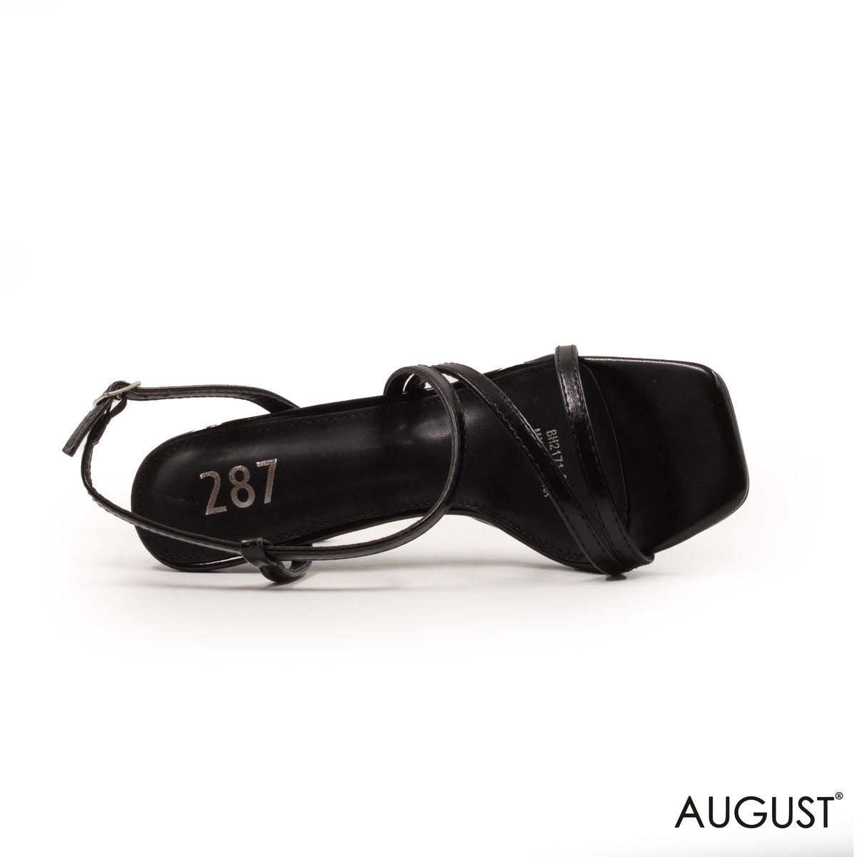 STRAPPY HEELED SANDAL WITH BUCKLE