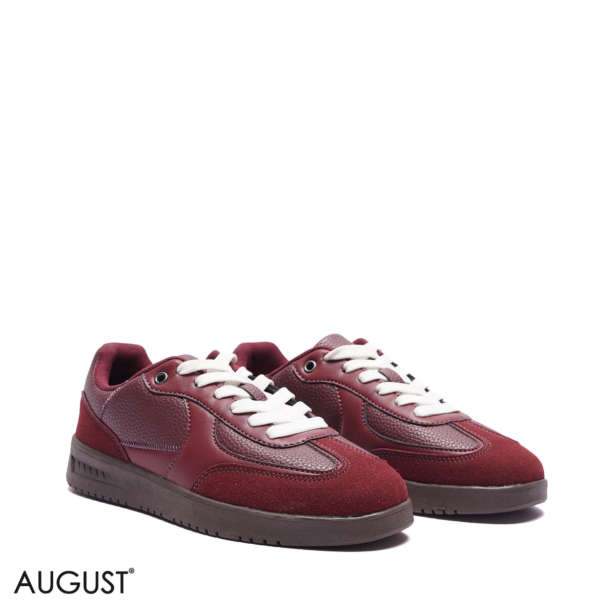 MONOCHROME PANELS LOW-TOP SNEAKERS