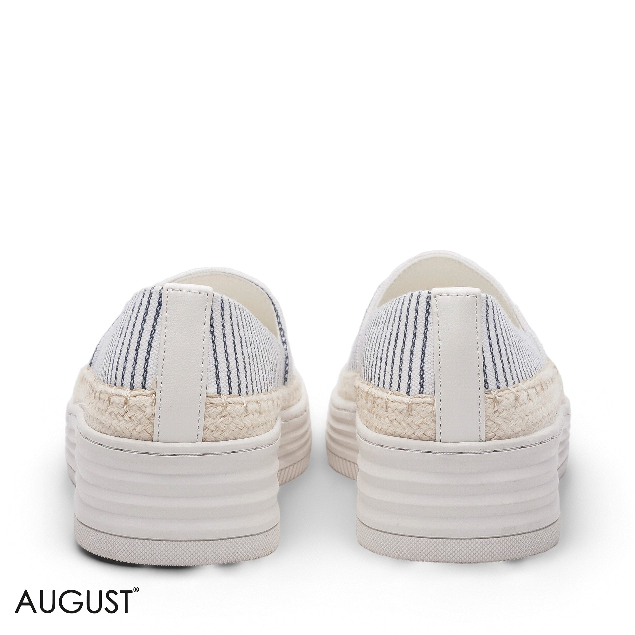 ELEGANT STRIPPED CLASSIC POINTED TOE FLAT