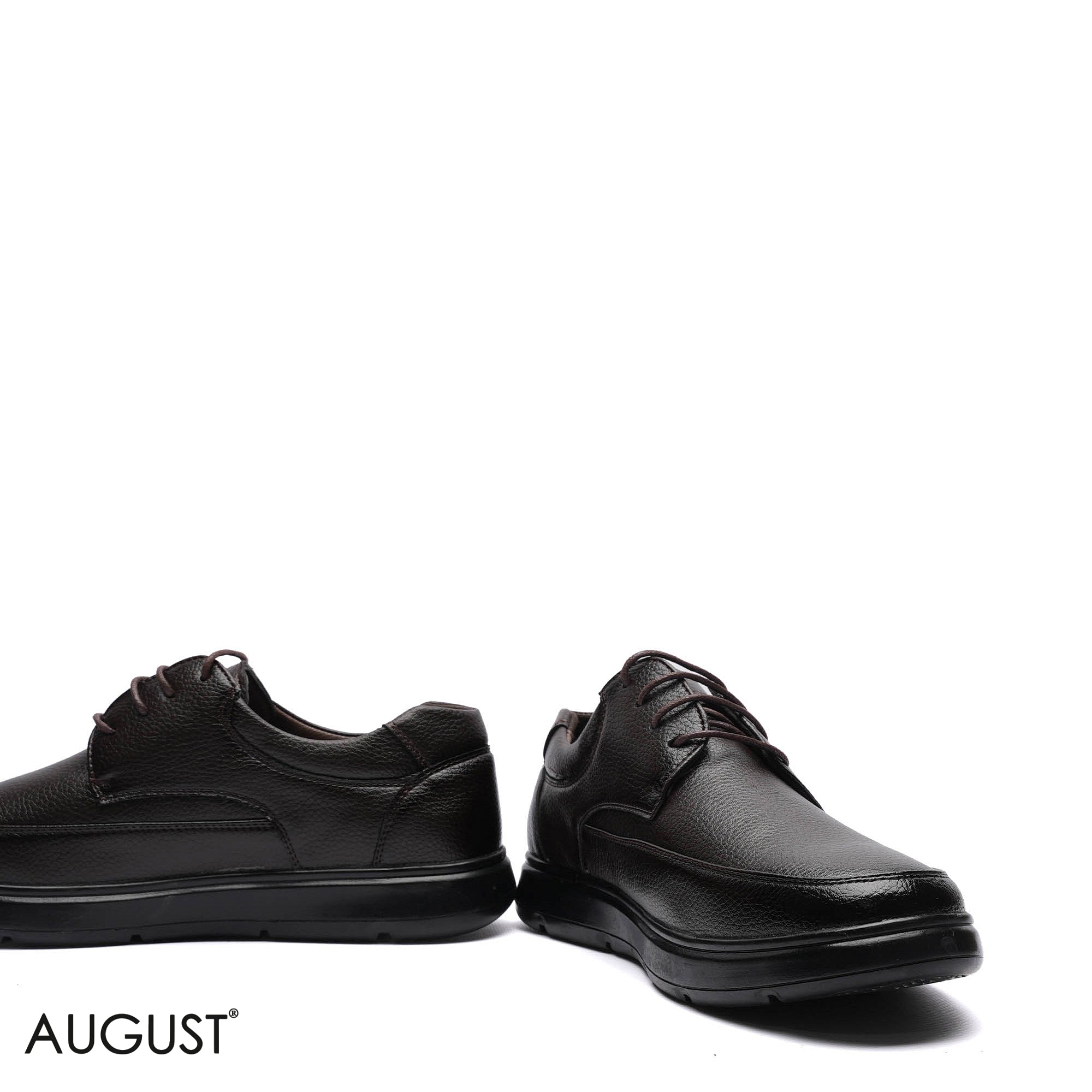 Premium Leather Smart Lace-Up Shoes