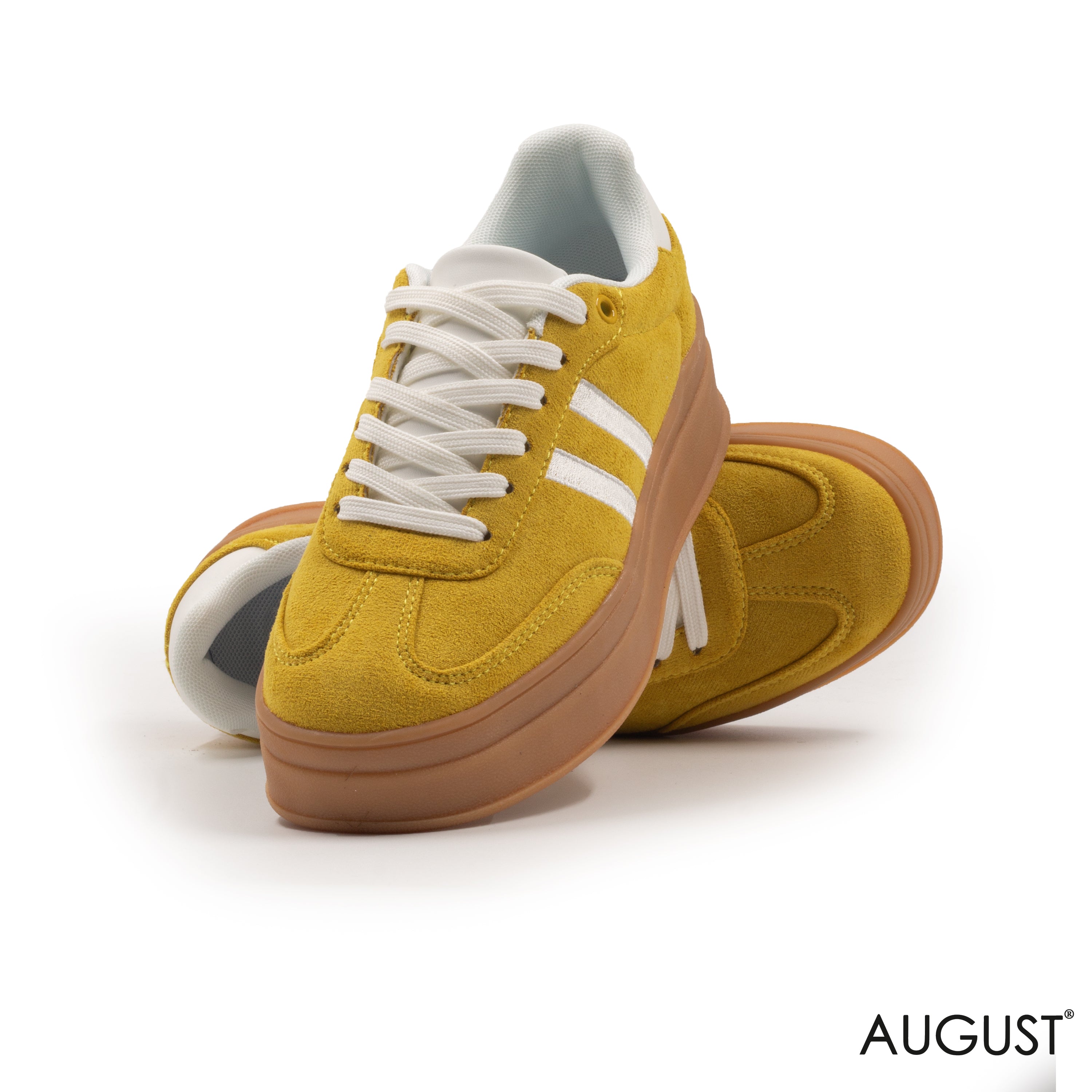 MODREN SUEDE SPORTY STRIPE, PLATFORM SNEAKERS