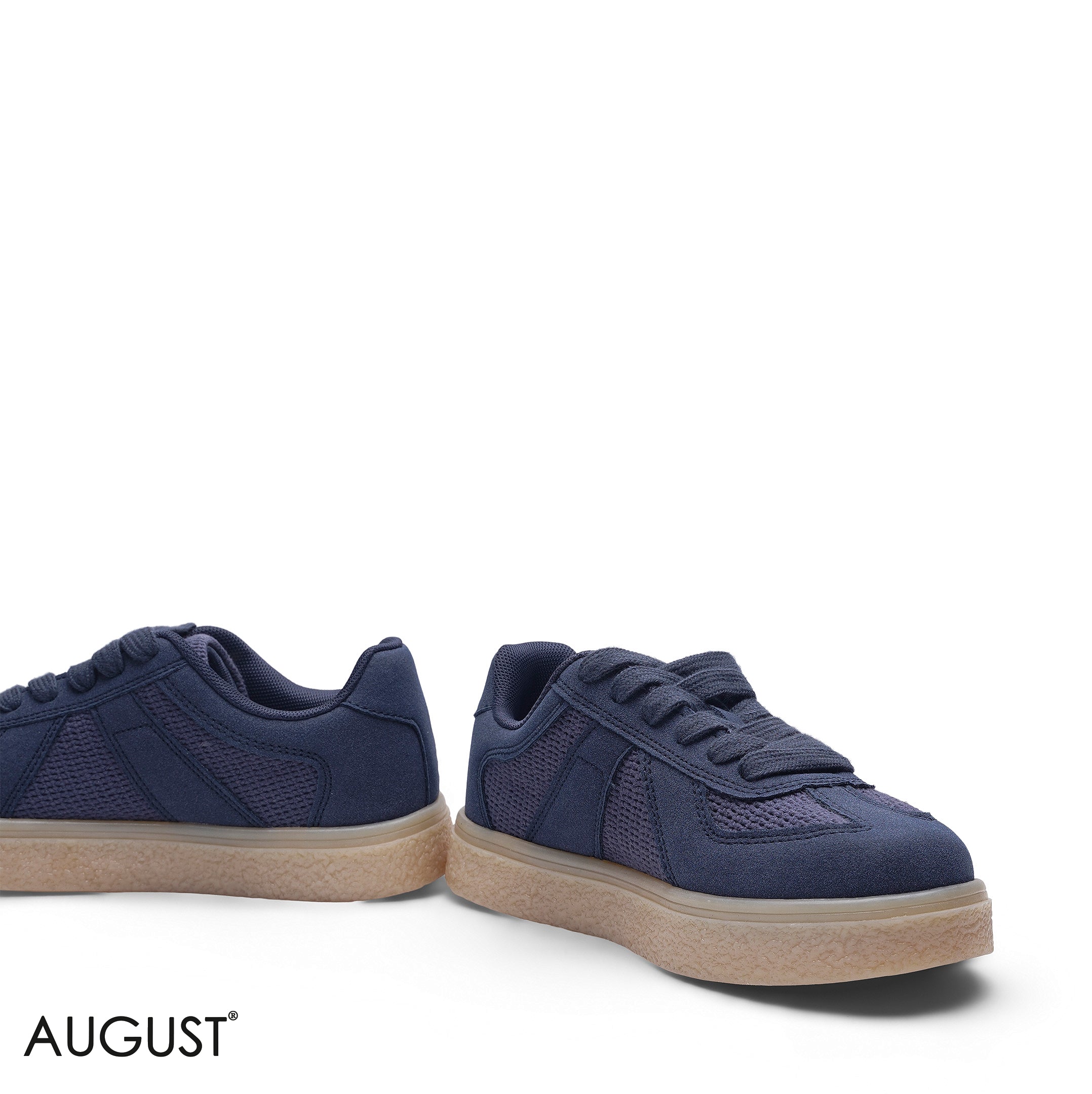 ELEGANT NAVY BLUE SUEDE CLASSIC SNEAKER
