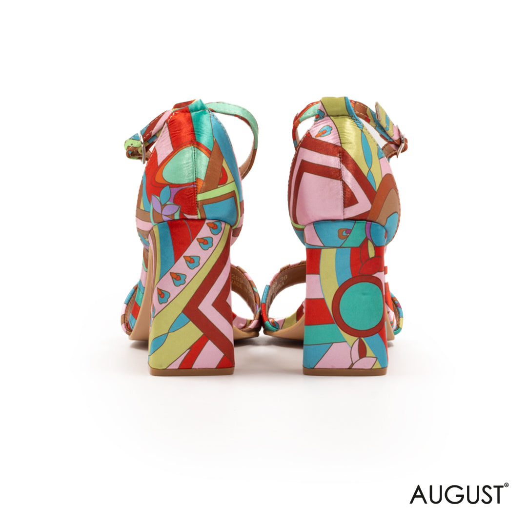 COLORFUL STRIPED SANDALS