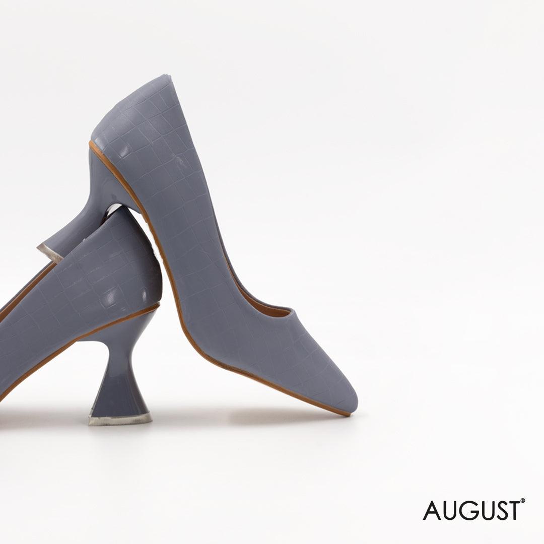 Low-heel leather heels - augustshoes