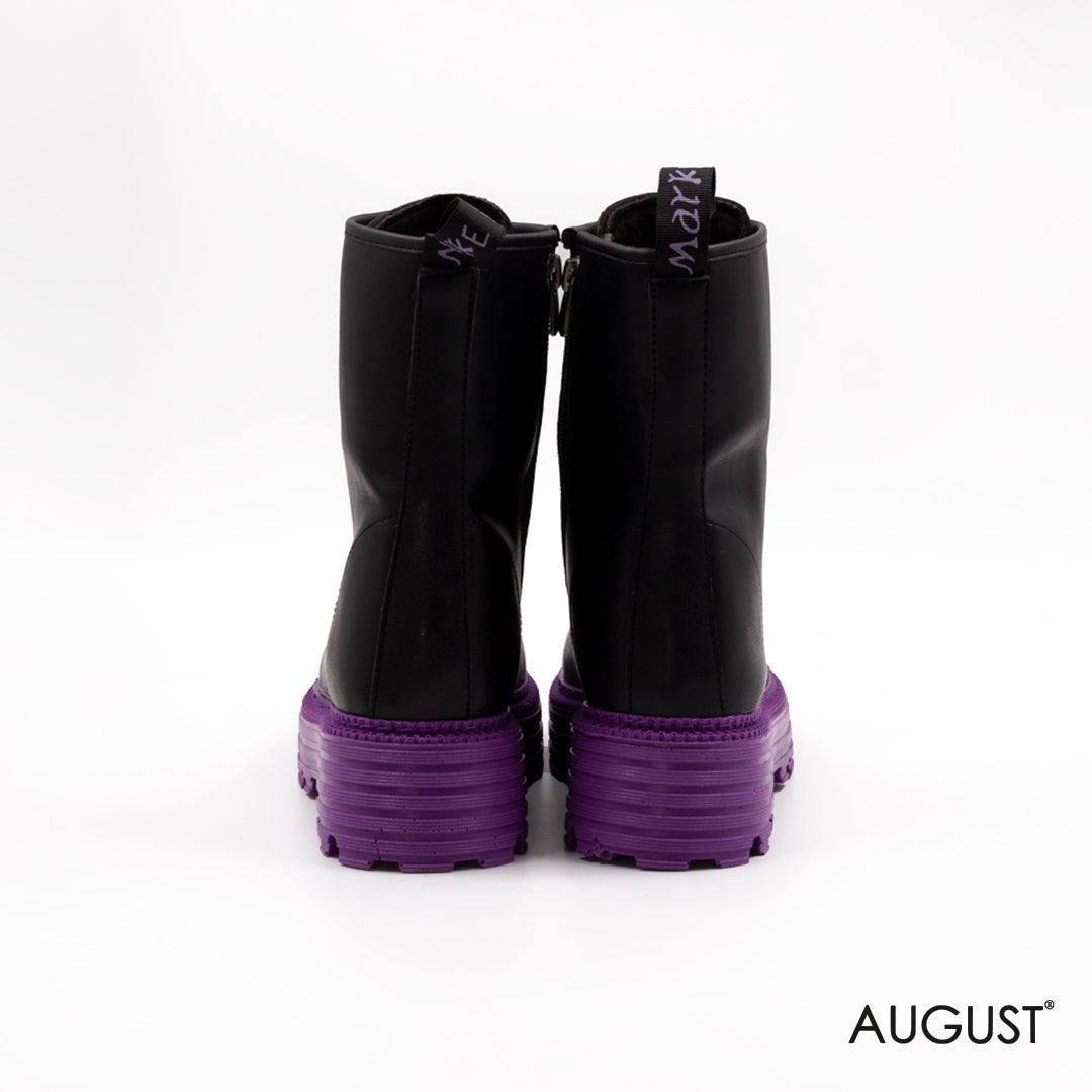 Chelsea Ankle Boots with purple sole - augustshoes