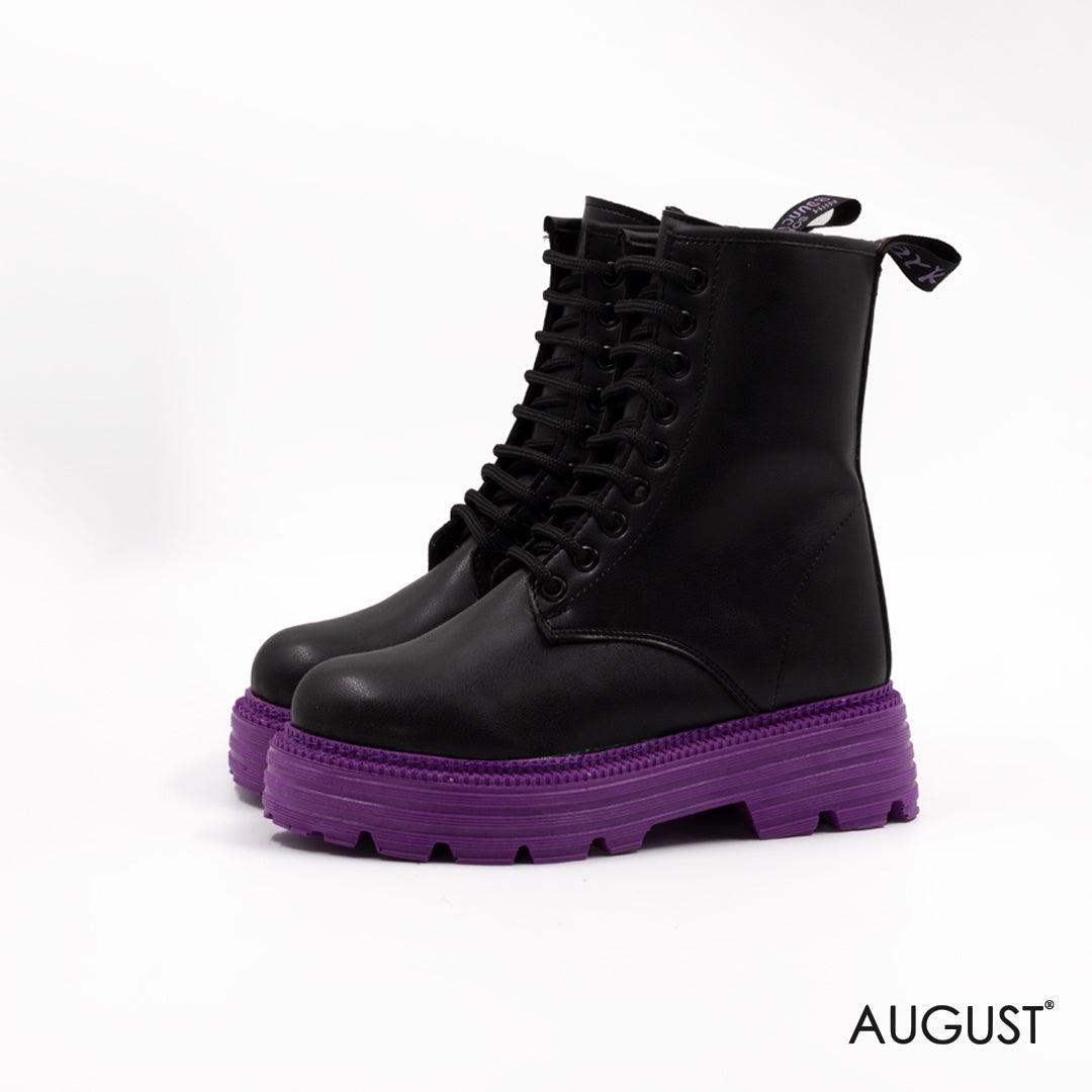 Chelsea Ankle Boots with purple sole - augustshoes
